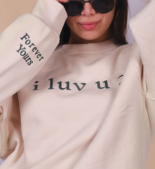 I love you 2 Crewneck