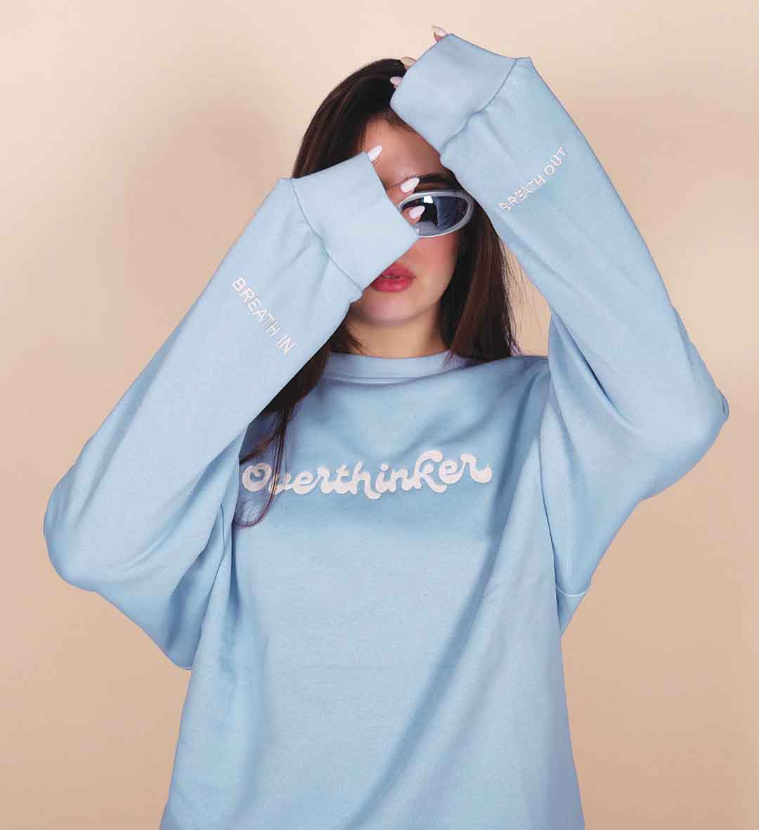 overthink crewneck sweatshirt women's